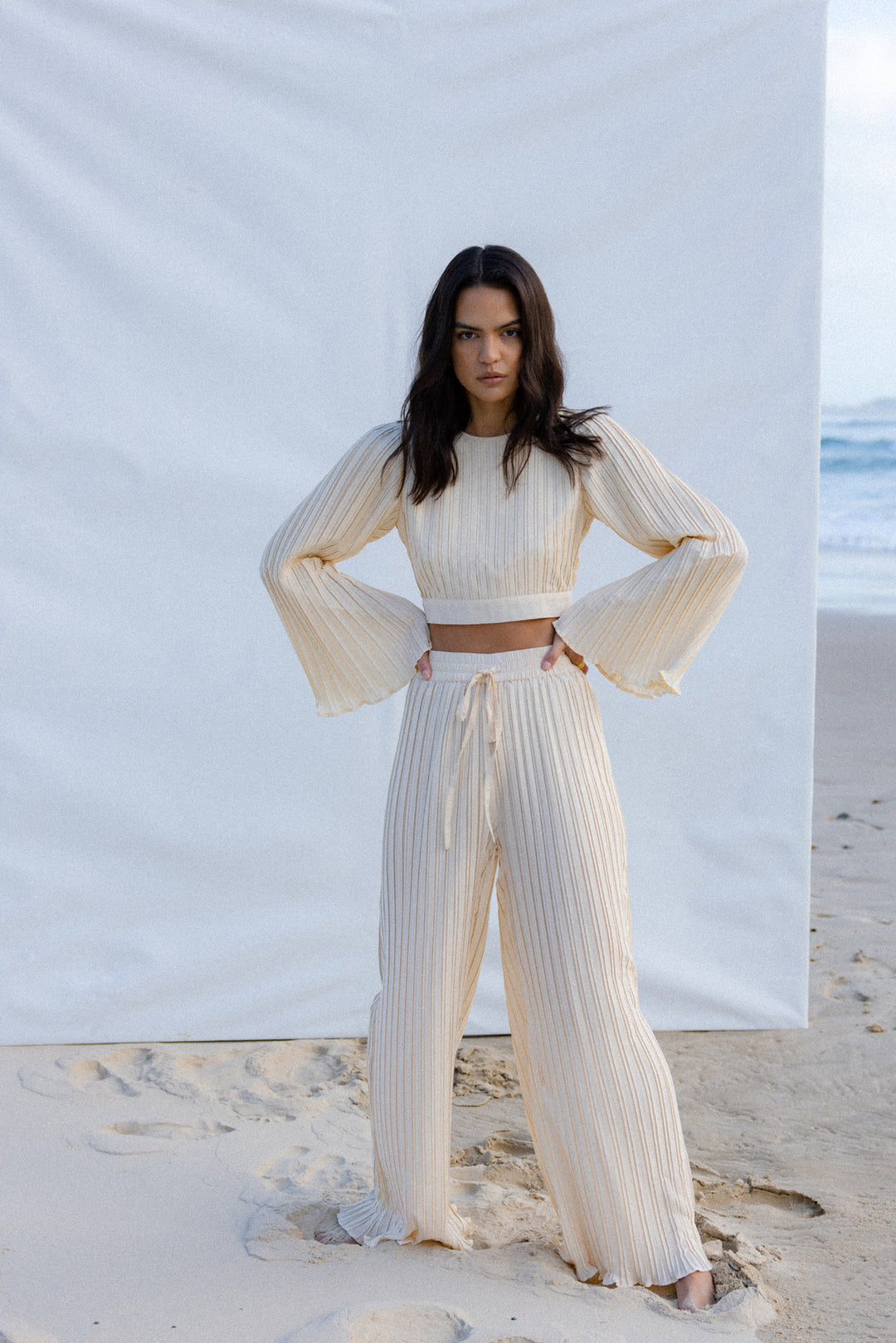 Lillie Crop Top - Sweet Corn