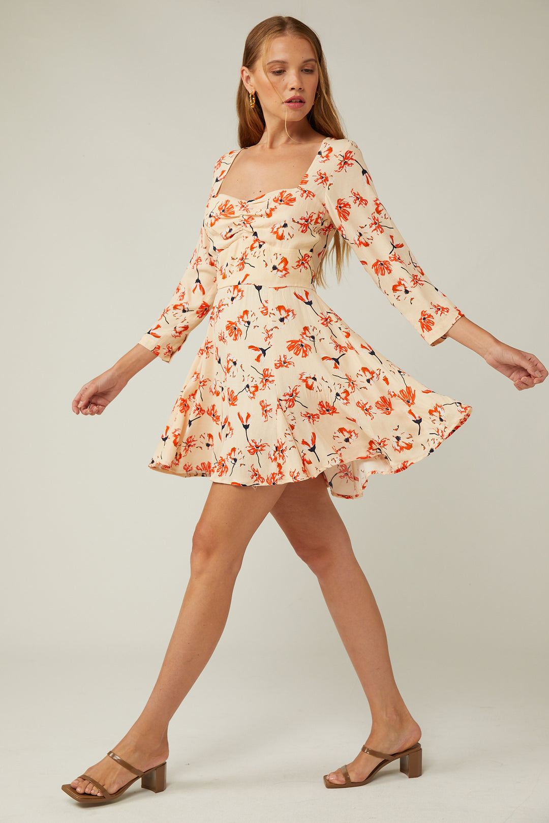 Irma Mini Dress - Garden Bloom Floral