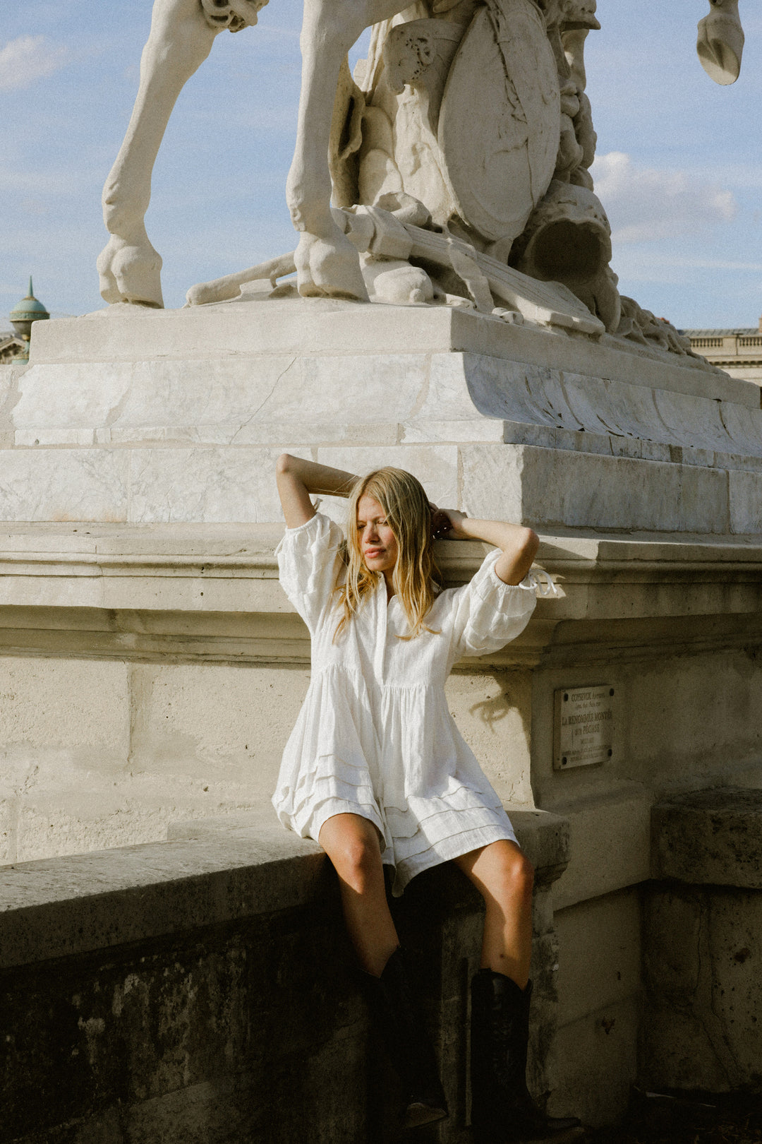 Lila Mini Dress - White