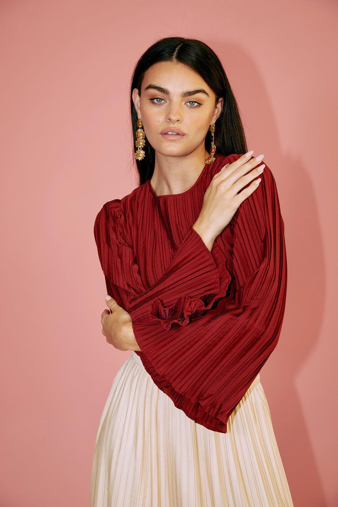 Lillie Crop Top - Winery