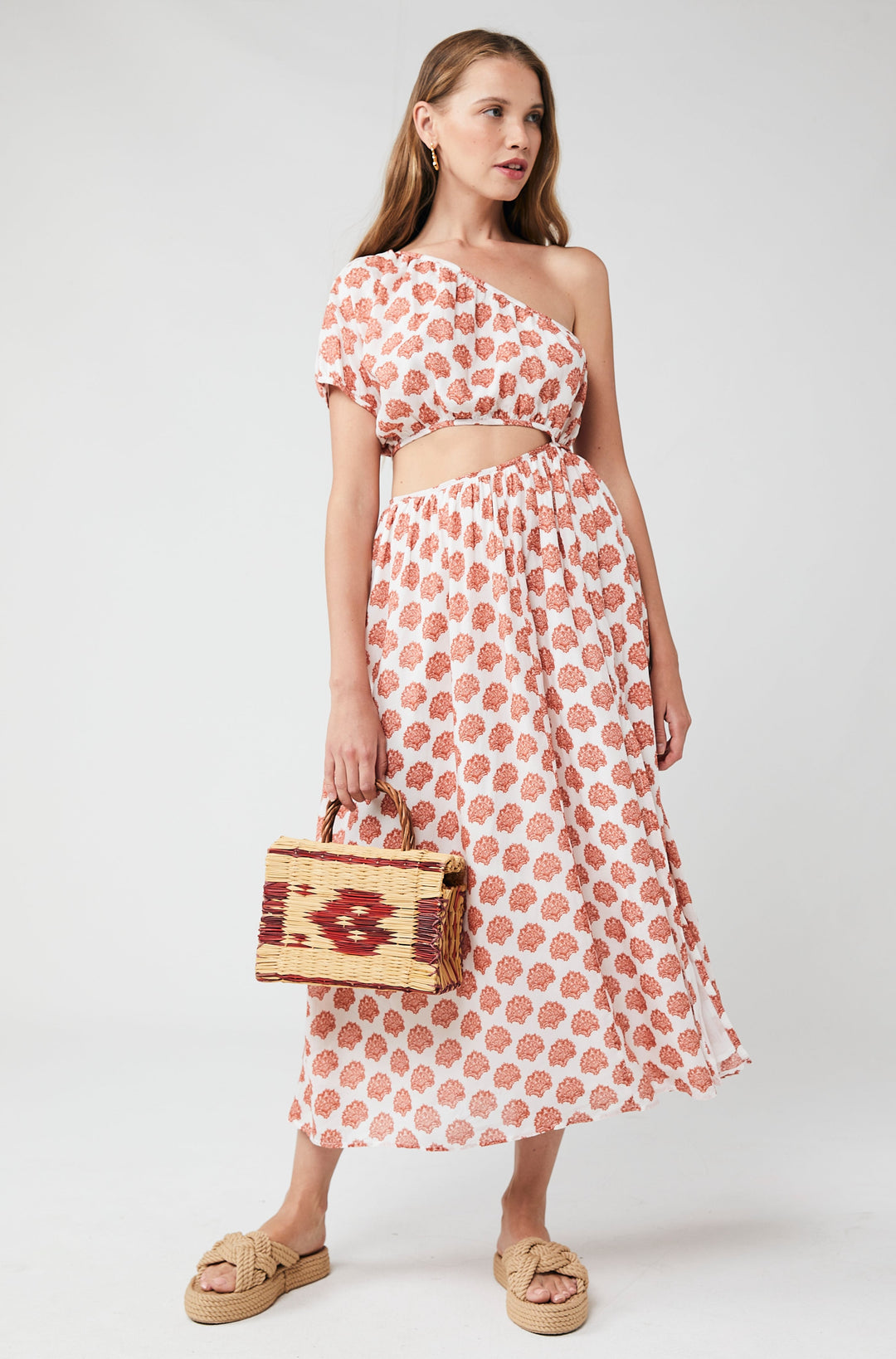 Velma Midi Dress - Ottoman Dream Rooibos