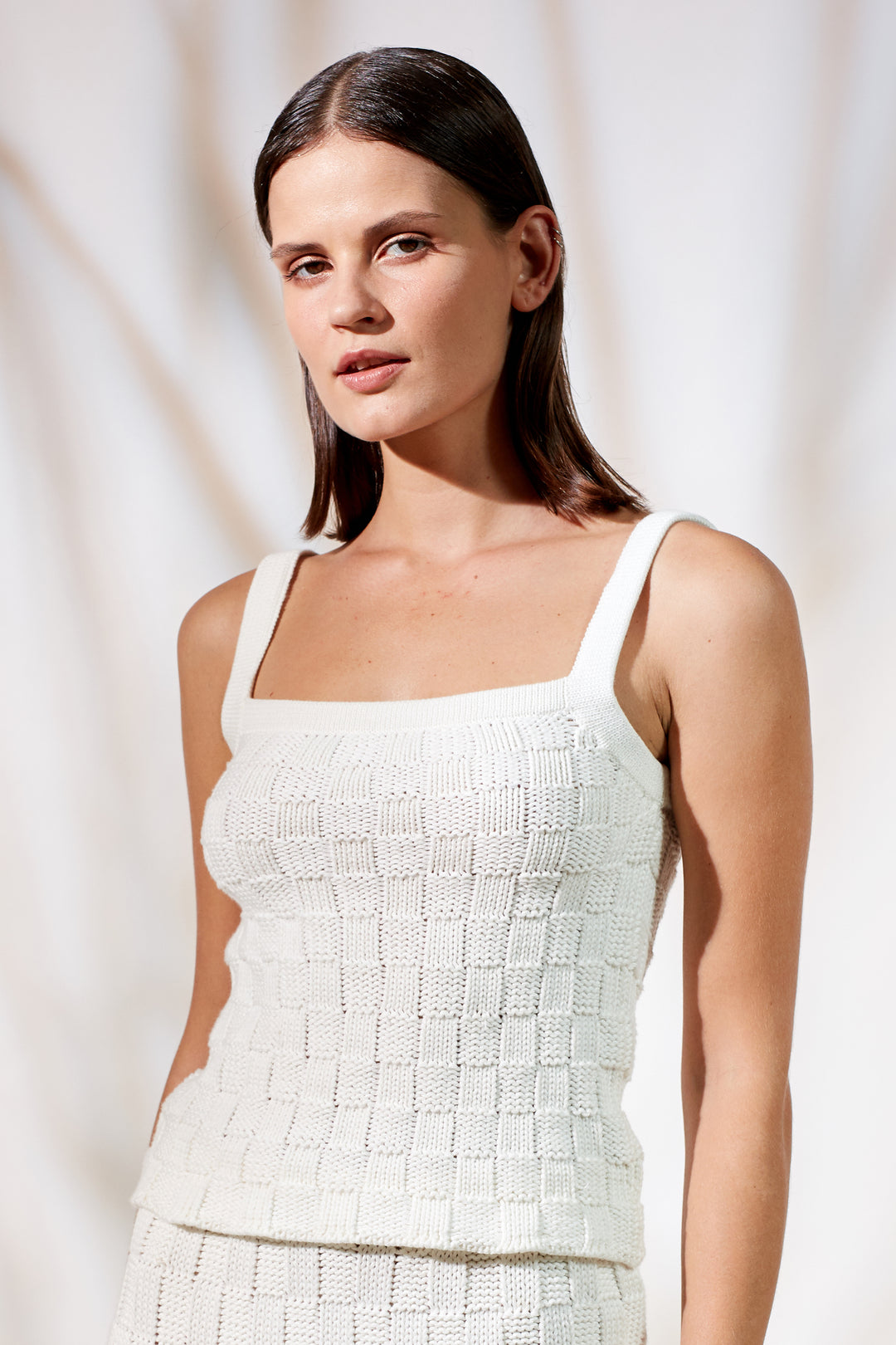 Annie Knit Top - White