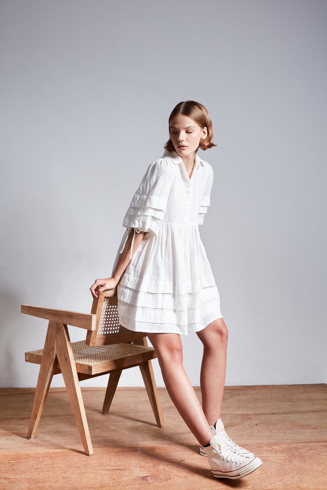 Lila Mini Dress - White