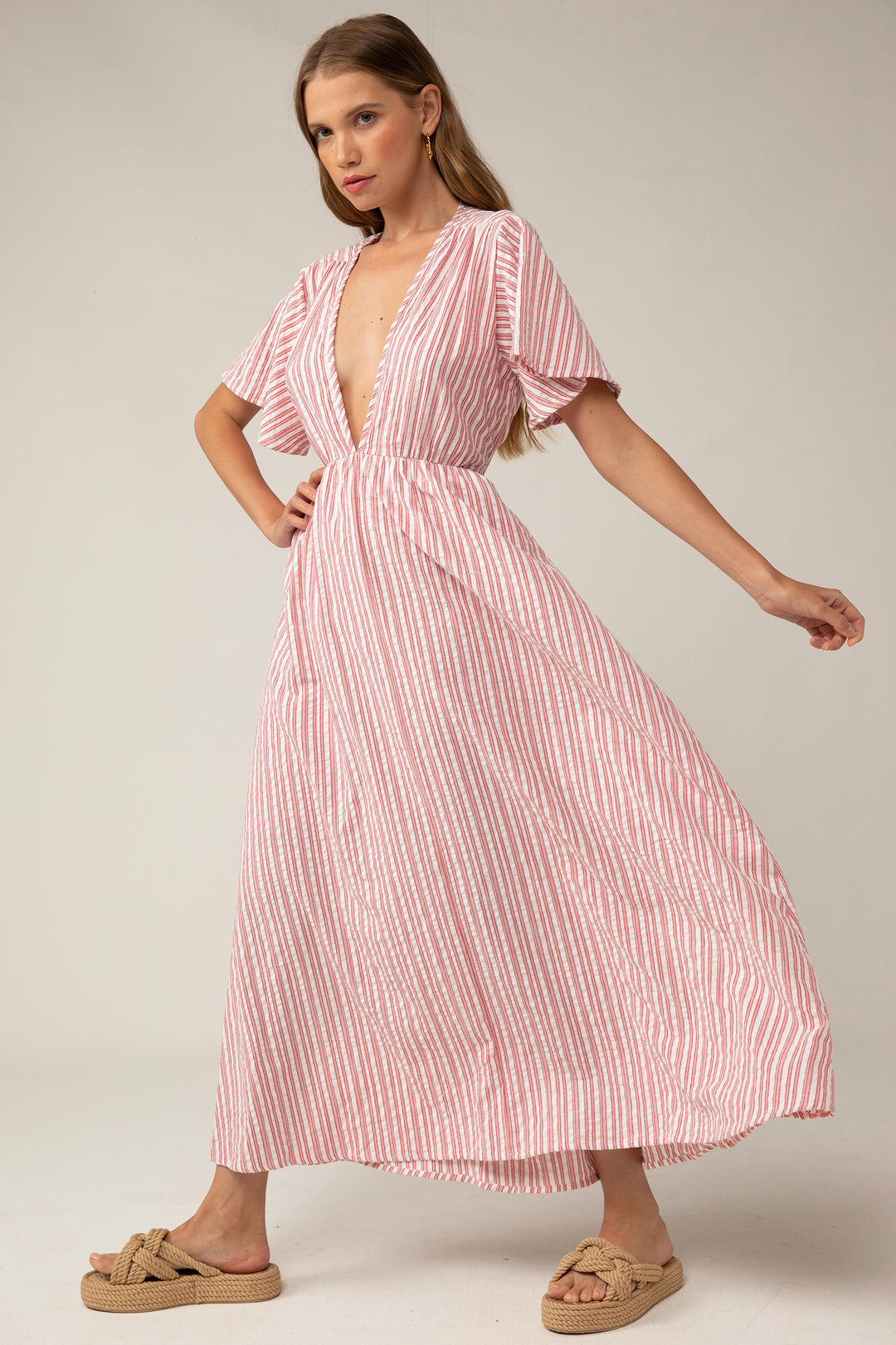 Ellis Maxi Dress - Stripes
