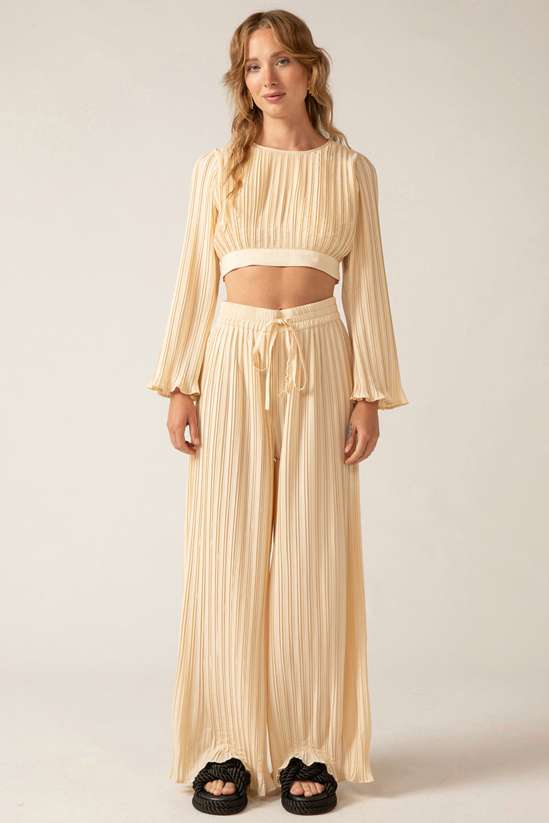 Lillie Crop Top - Sweet Corn