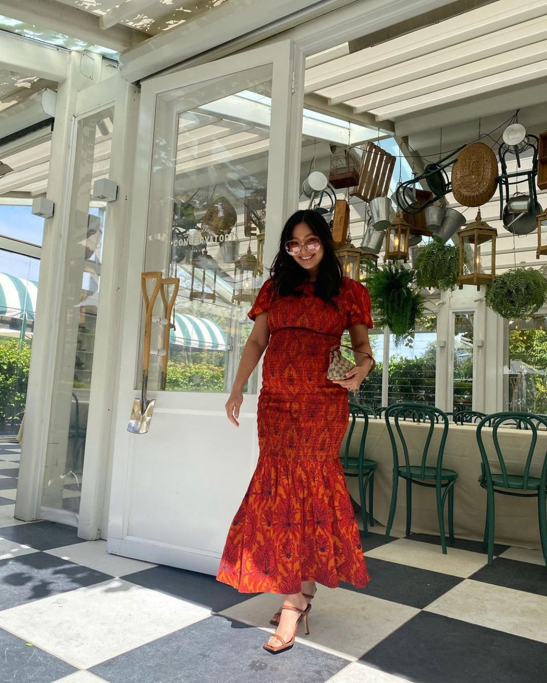 Isabella Maxi Dress - Damask Floral