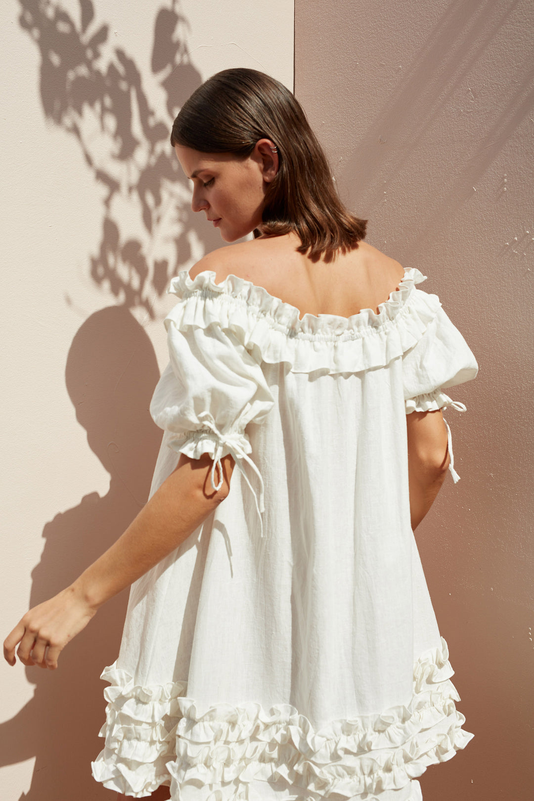 Clare Mini Dress - White