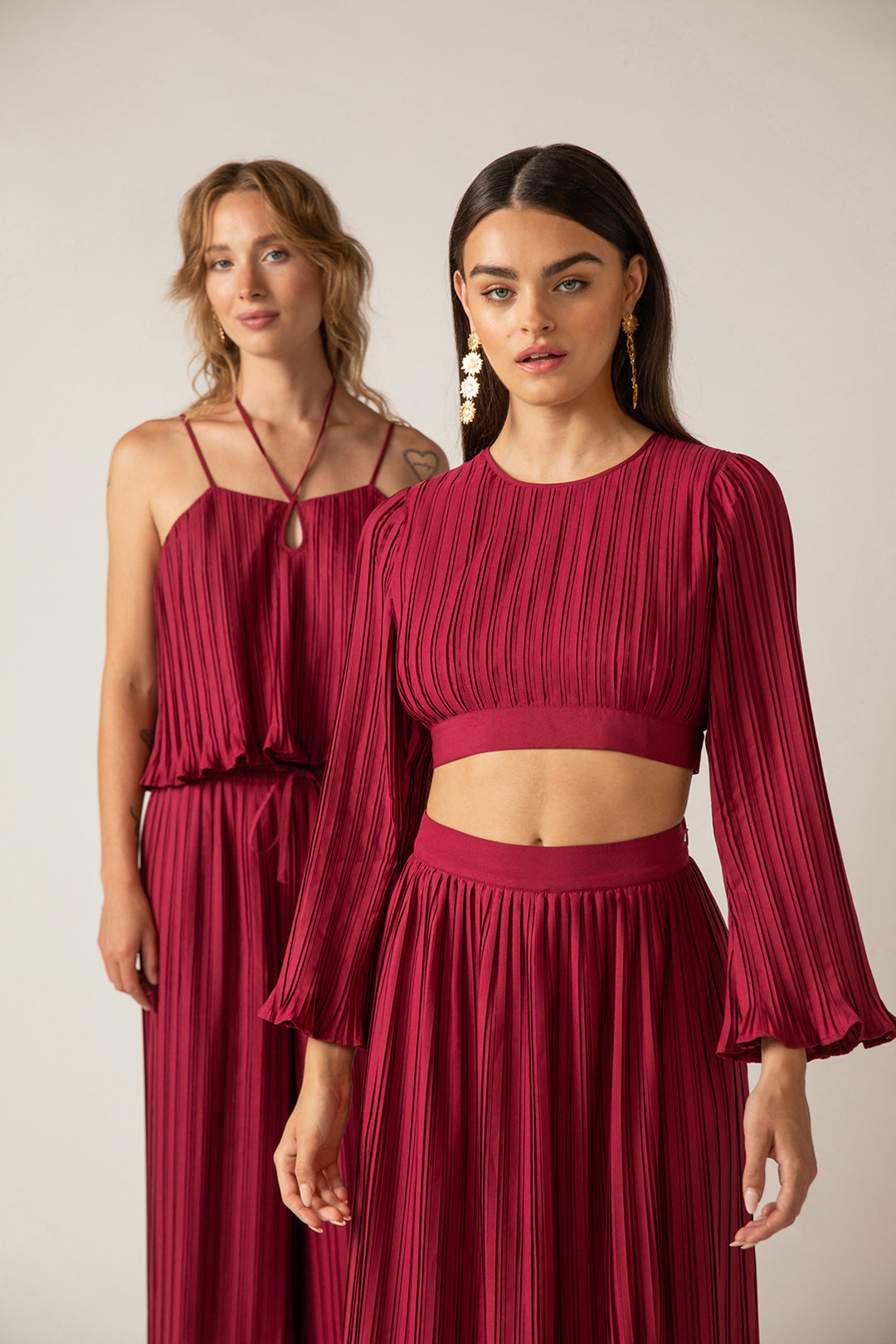 Lillie Crop Top - Winery