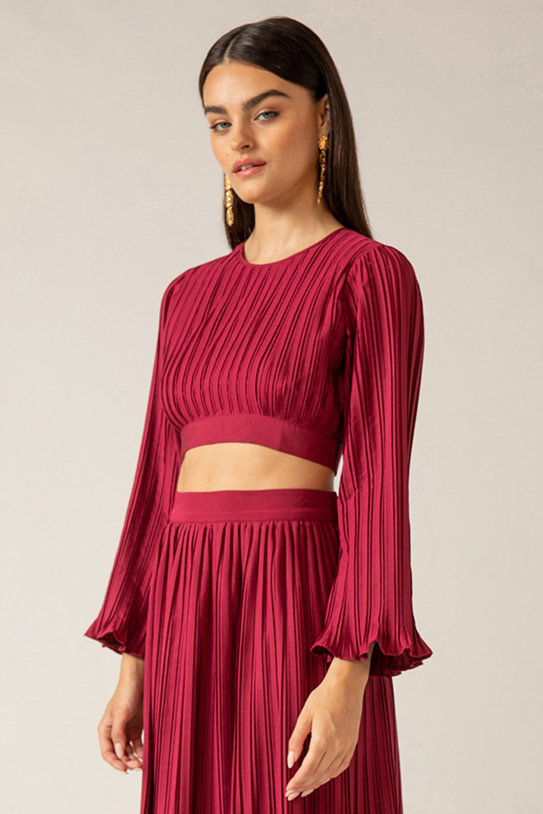 Lillie Crop Top - Winery