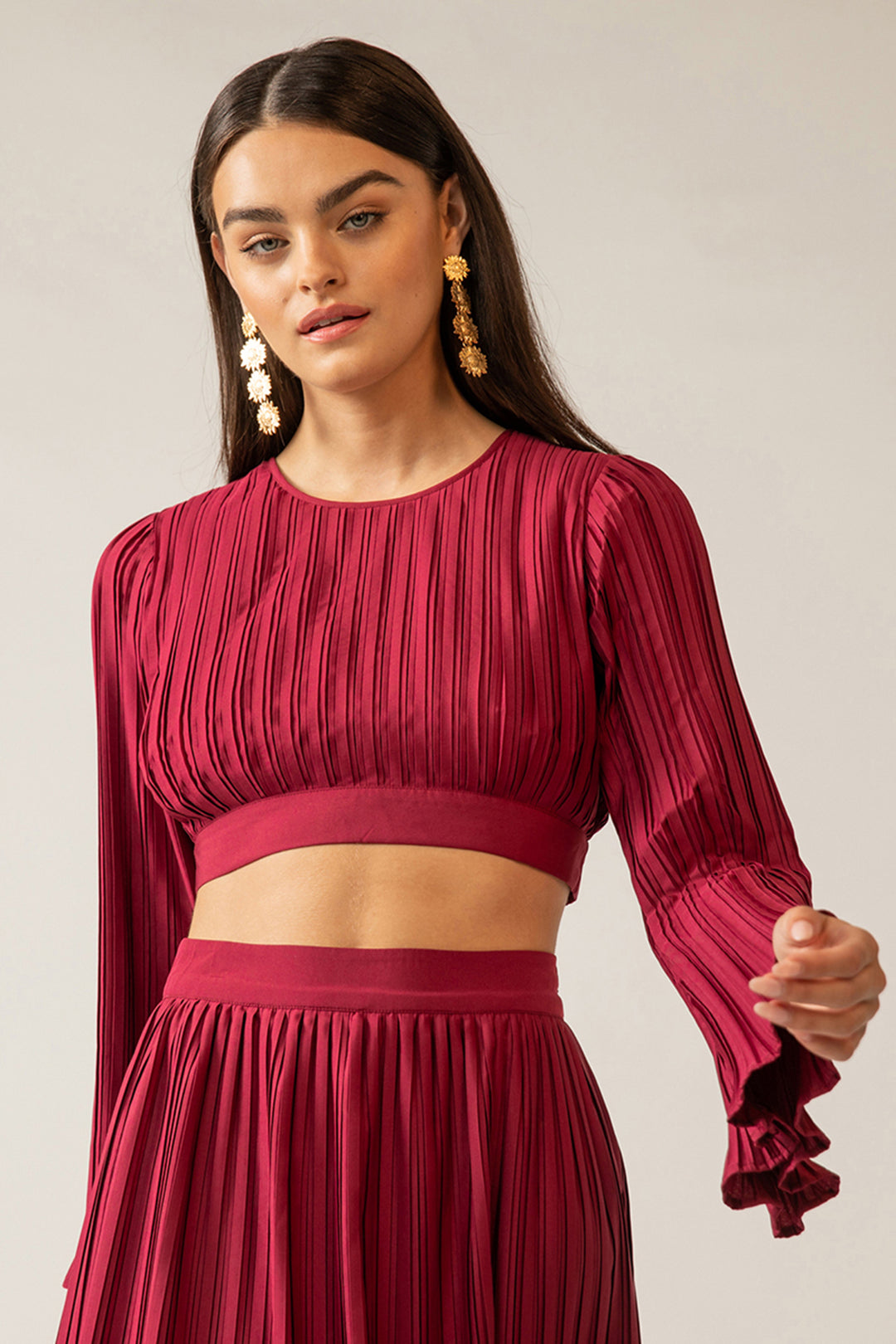 Lillie Crop Top - Winery