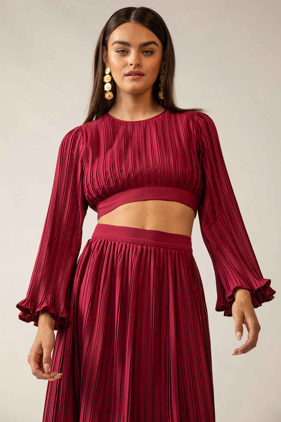 Lillie Crop Top - Winery