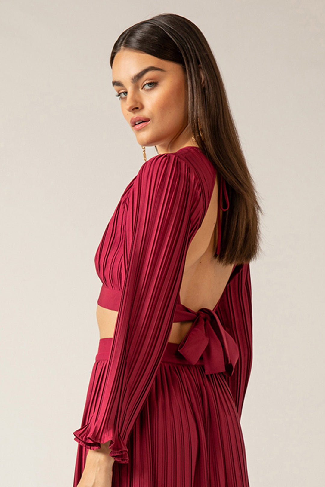 Lillie Crop Top - Winery