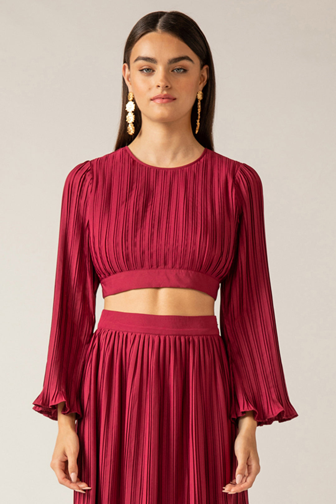 Lillie Crop Top - Winery