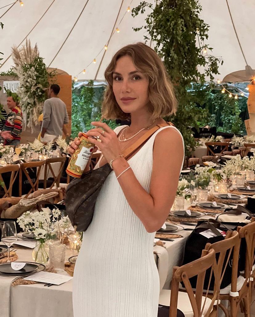 Alma Knit Dress - White